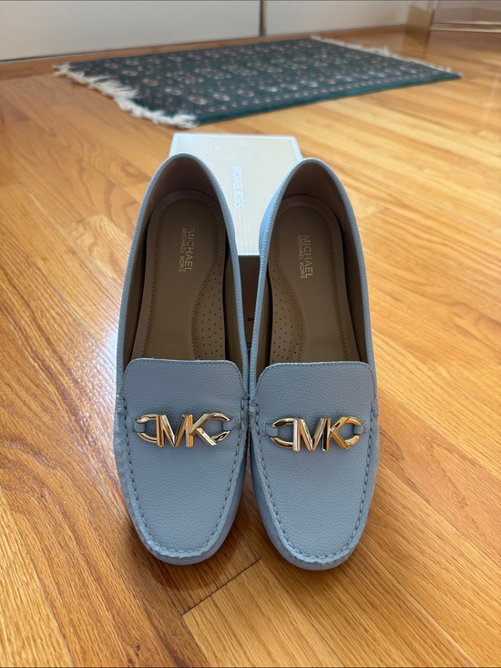 Michael Kors Shoes - Michael Kors Light Blue REED LOAFER